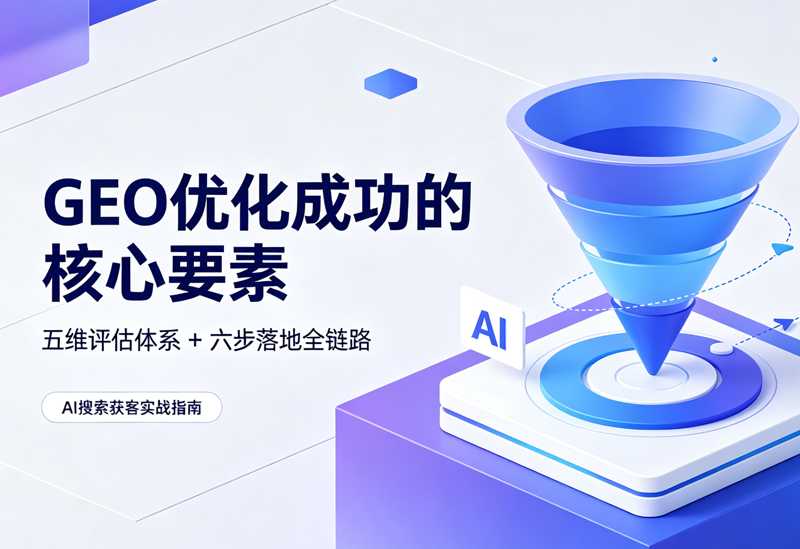 GEO优化成功的核心要素 五维六步落地法