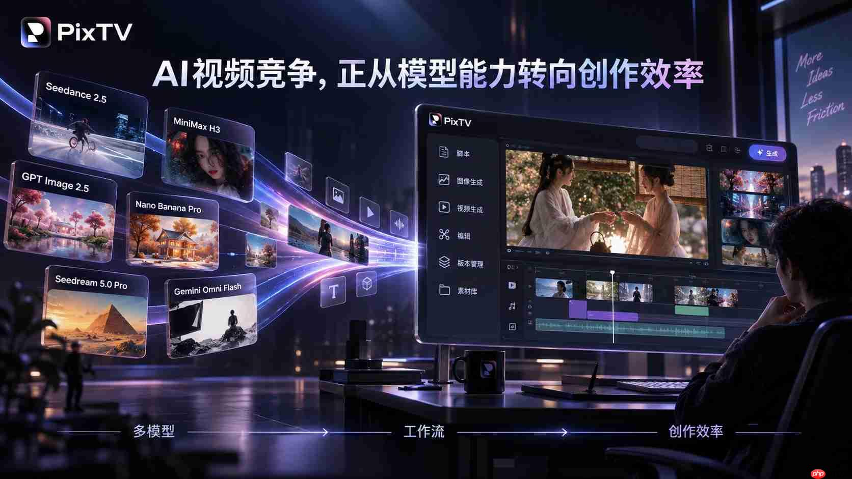 PixTV正式上线：当AI视频竞争从“拼模型”走向“拼工作流”