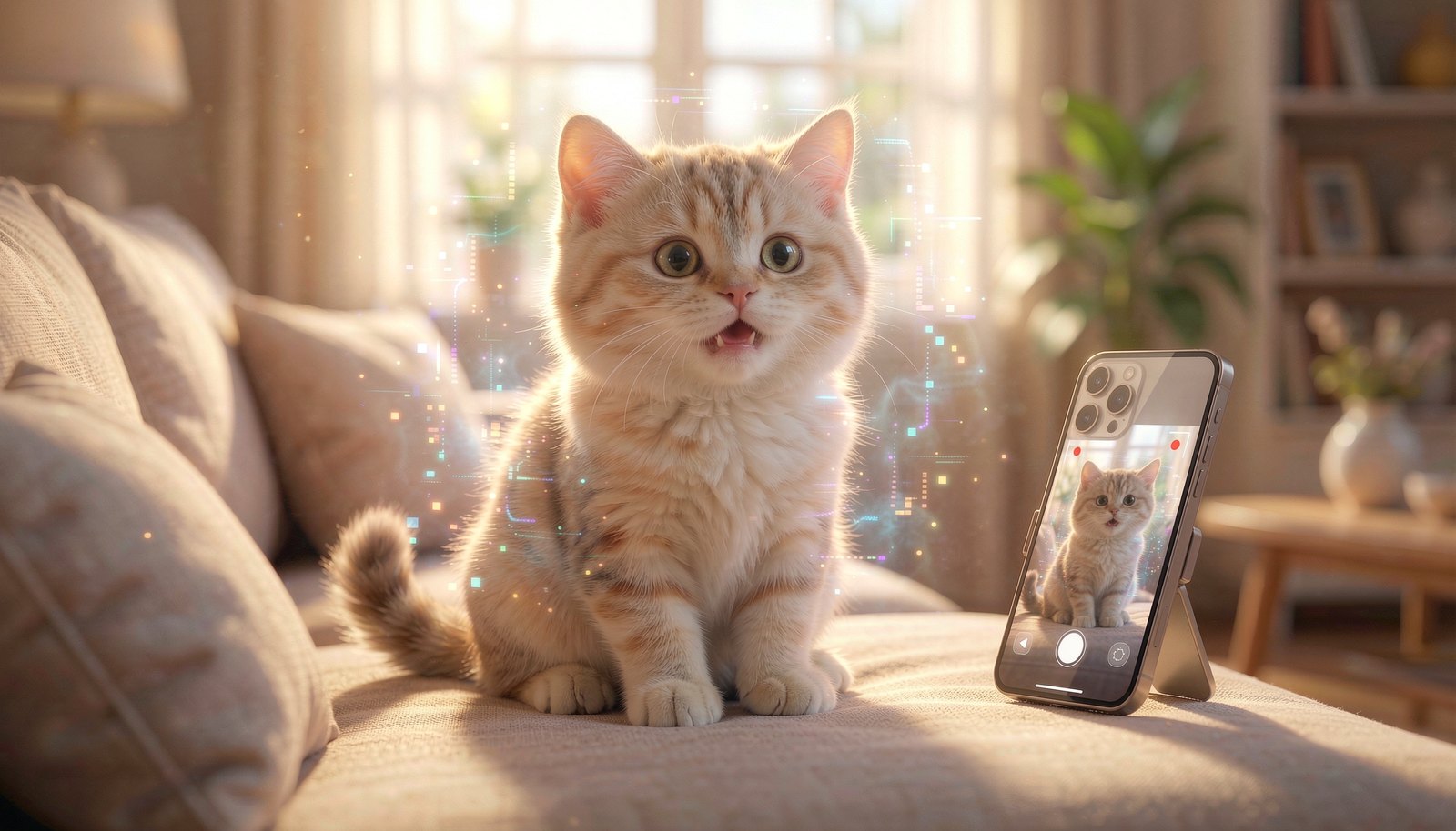 AI宠物视频怎么做？不会拍宠也能靠"会说话的猫"月入过万